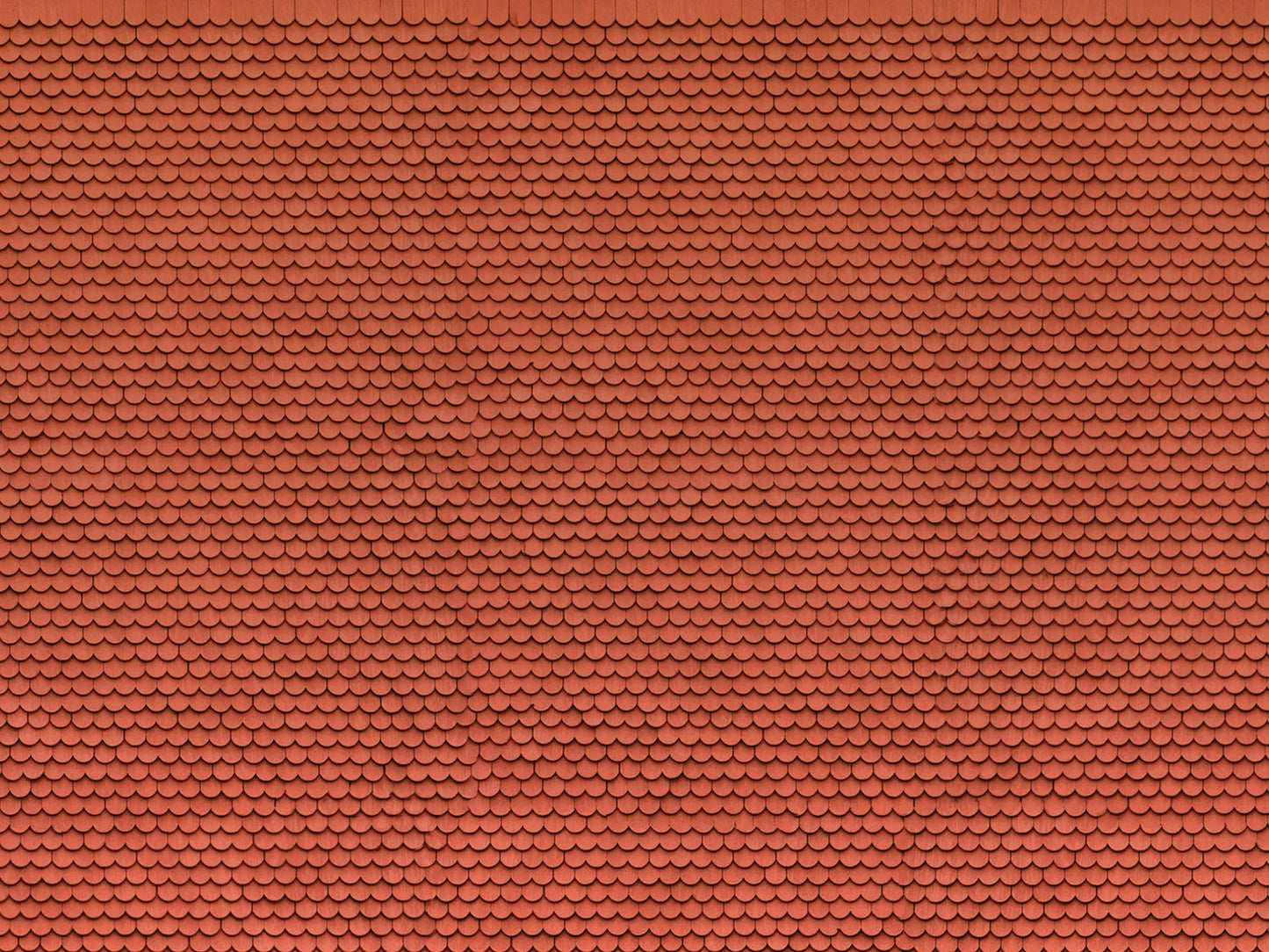 3D-Kartonplatte “Biberschwanz-Dachziegel”, Rottöne, Bunt, 250 x 125 mm