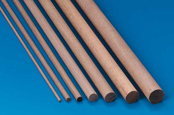 Rundstab  14 x 1000 mm            Nuss