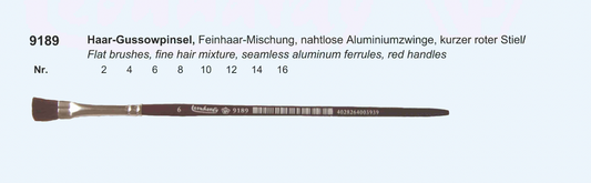 Flacher Haarpinsel   4 mm breit