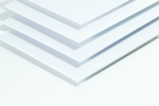 Kunststoffplatte 1,5 x 194 x 320mm weiss
