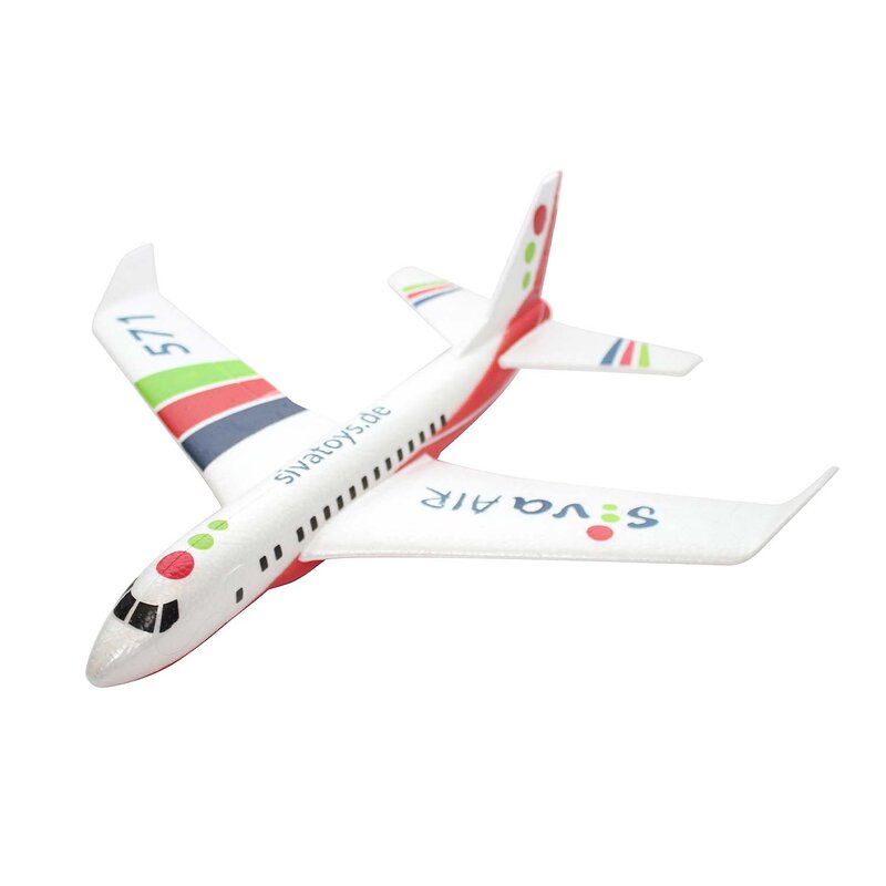 Siva Air 571 rot   Linienflugzeug Wurfgleiter aus EPO