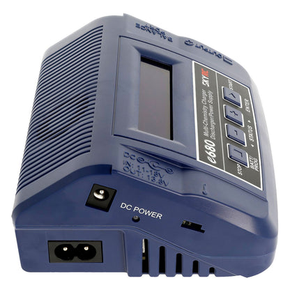 Ladegerät e680 1-15 Zellen NiMh / 1-6S Lipo / 2-20V Pb, max 10 A, 80 Watt