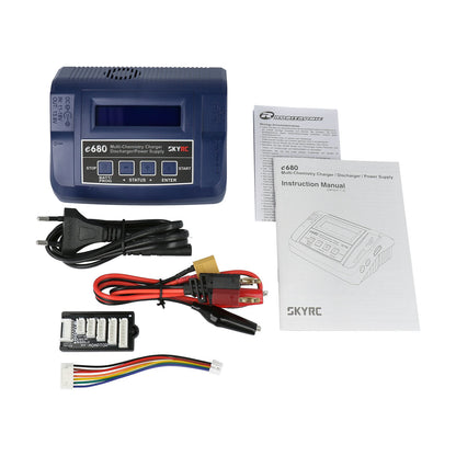 Ladegerät e680 1-15 Zellen NiMh / 1-6S Lipo / 2-20V Pb, max 10 A, 80 Watt