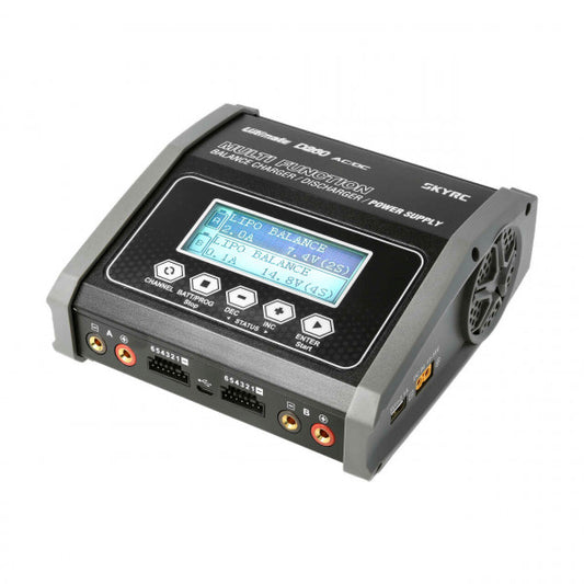 Ladegerät Duo D260 1-15 Zellen Nixx / 1-6S Lixx / 2-20V Pb, max 14 A, 130 Watt