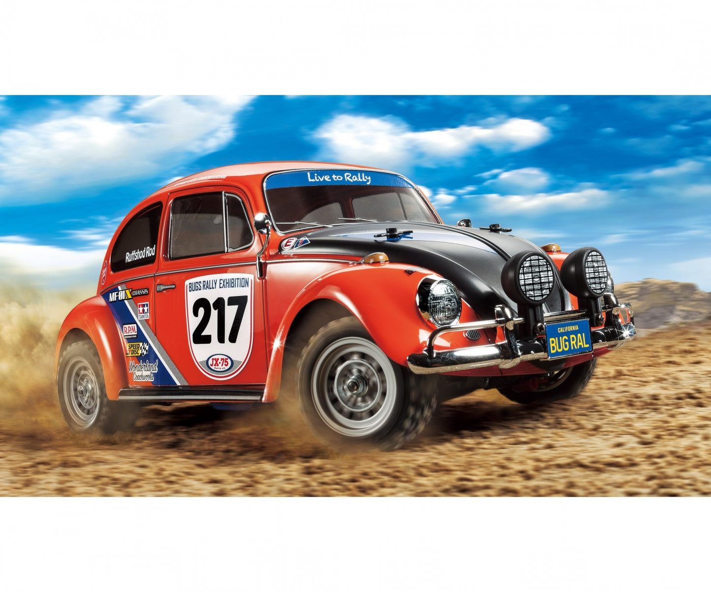 VW Beetle Rally 4WD RC-Car (MF-01X)