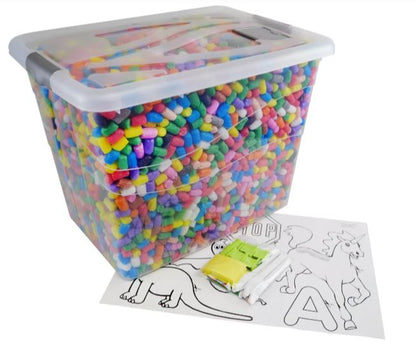fischer TiP Creativ Box XXL, ca. 8000 Stk. mit Werkzeug und Zubehör