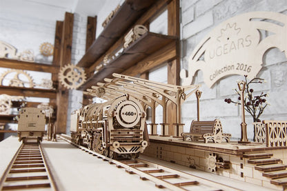 Bahnsteig für Lokomotive                           UGears
