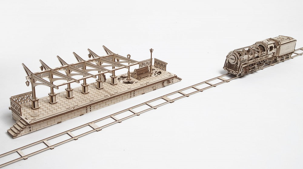 Bahnsteig für Lokomotive                           UGears