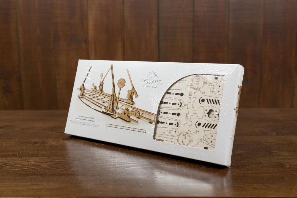 Schienen mit Bahnübergang                         UGears
