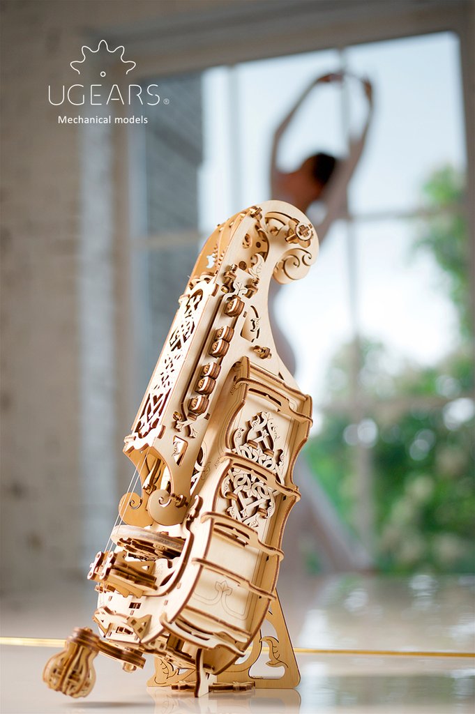 Musikinstrument Drehleier "Hurdy-Gurdy"                 UGears