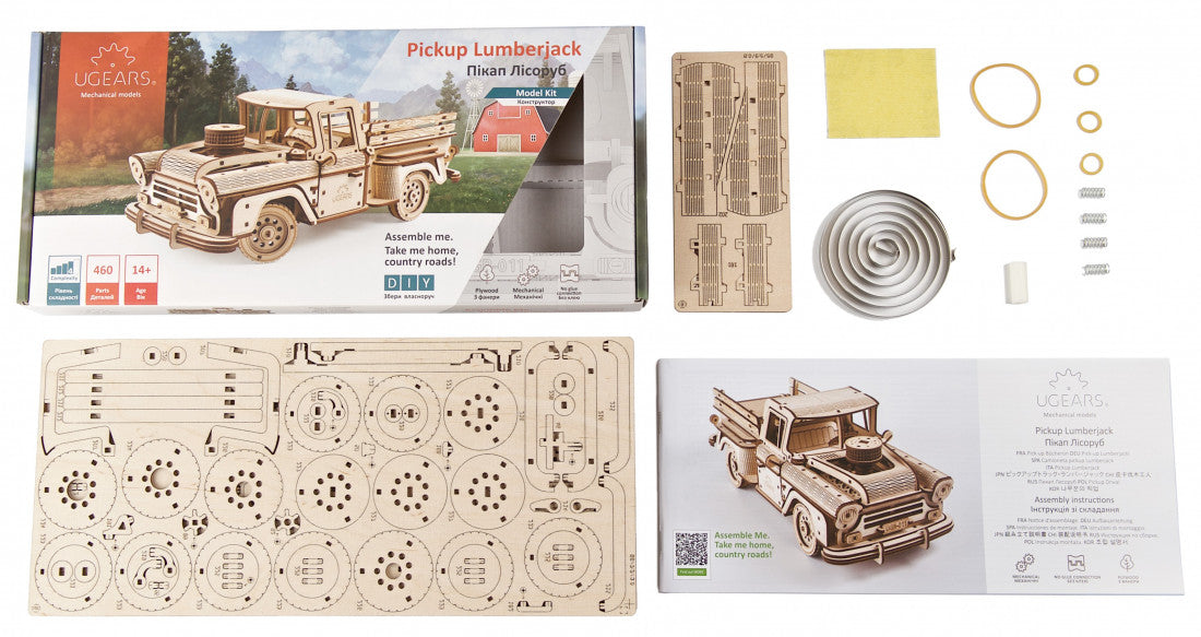 Lastwagen Pickup Lumberjack   UGears