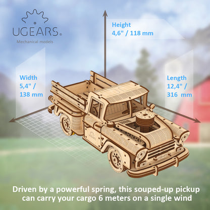 Lastwagen Pickup Lumberjack   UGears