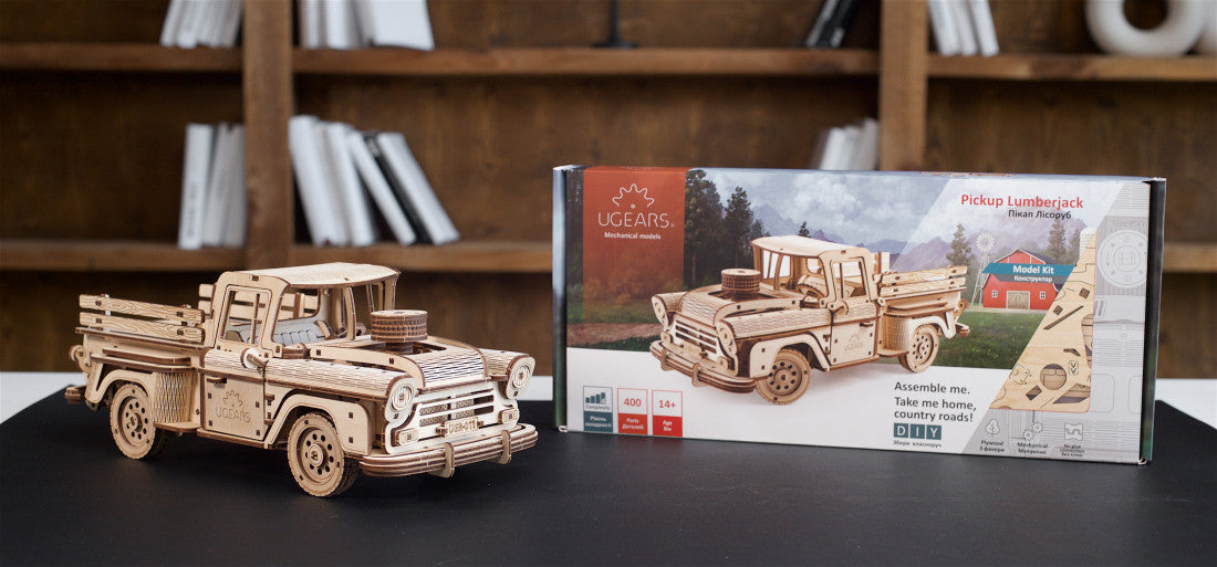 Lastwagen Pickup Lumberjack   UGears
