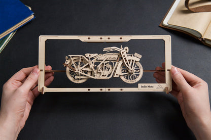 2,5D Wandbild Indie Motorrad                         UGears