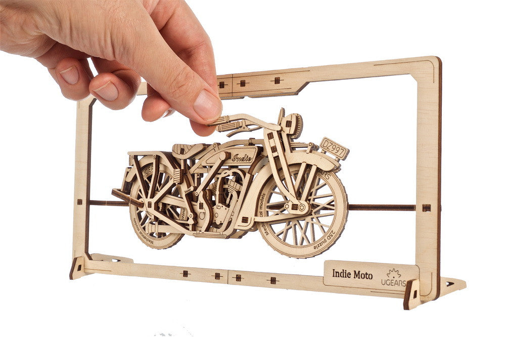 2,5D Wandbild Indie Motorrad                         UGears