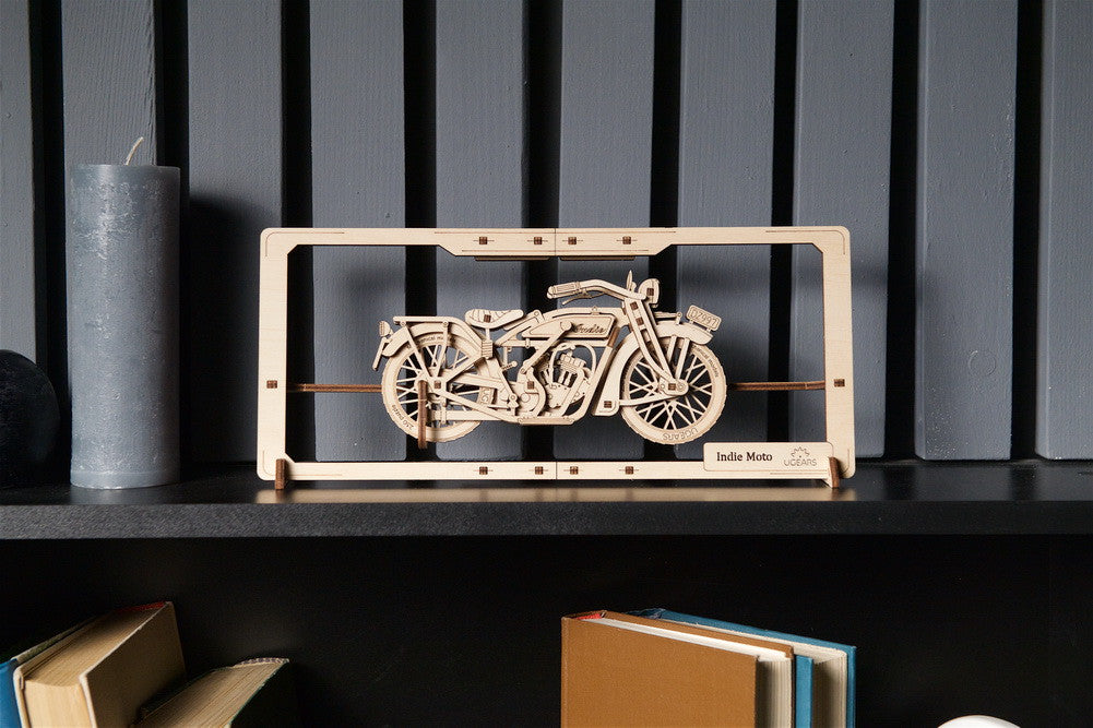 2,5D Wandbild Indie Motorrad                         UGears
