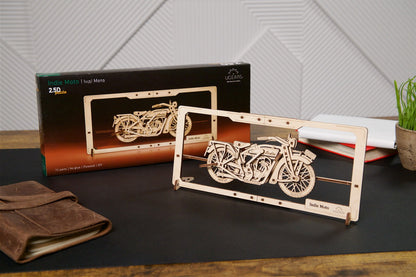 2,5D Wandbild Indie Motorrad                         UGears