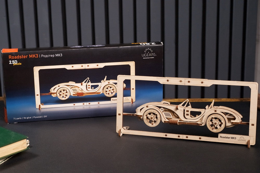 2,5D Wandbild Roadster Mk. 3                           UGears