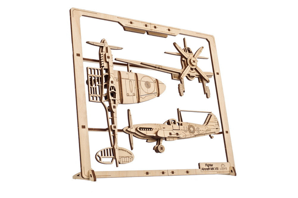 2,5D Wandbild Jagdflugzeug MK VIII                           UGears