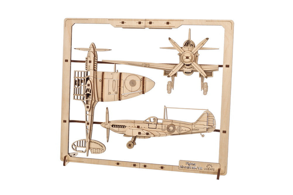 2,5D Wandbild Jagdflugzeug MK VIII                           UGears