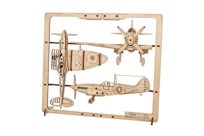 2,5D Wandbild Jagdflugzeug MK VIII                           UGears