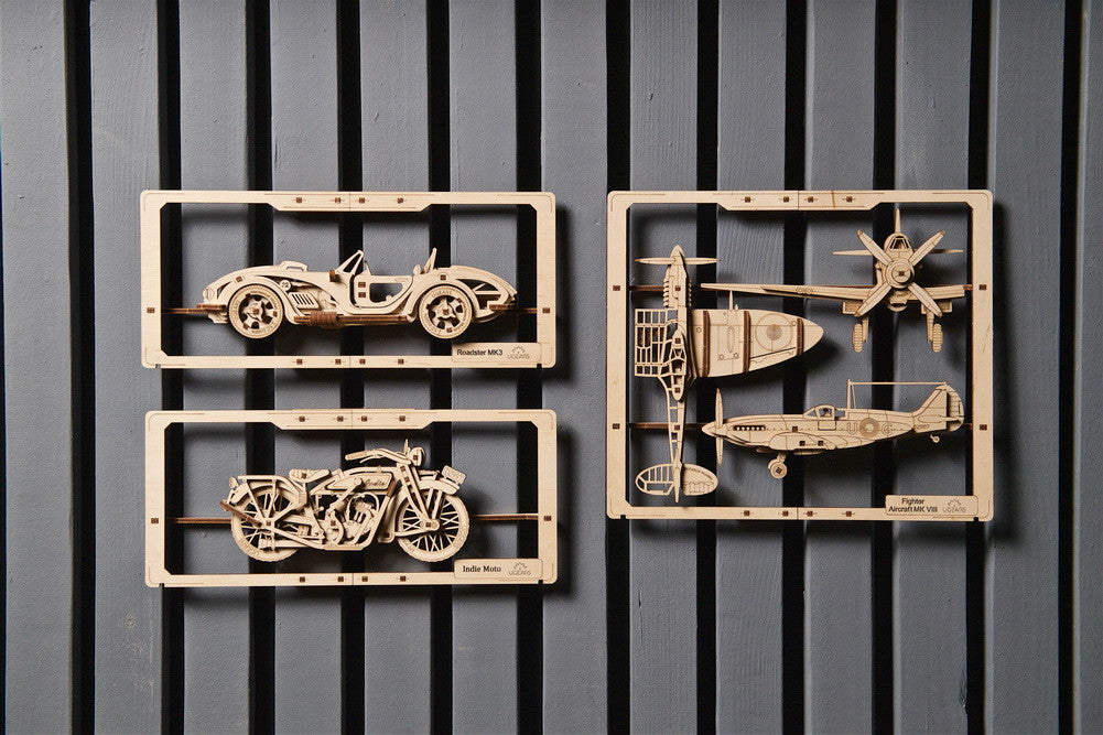 2,5D Wandbild Jagdflugzeug MK VIII                           UGears