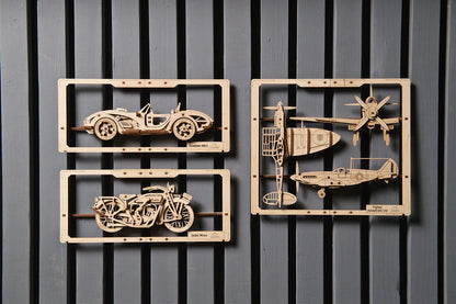 2,5D Wandbild Jagdflugzeug MK VIII                           UGears