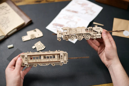 2,5D Wandbild Dampflokomotive                           UGears