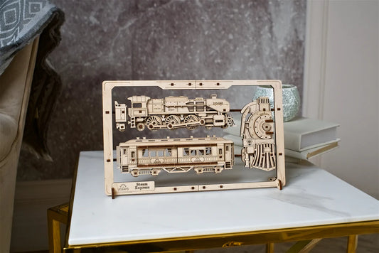 2,5D Wandbild Dampflokomotive                           UGears