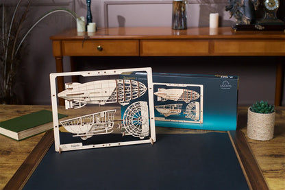 2,5D Wandbild Luftschiff / Zeppelin                           UGears