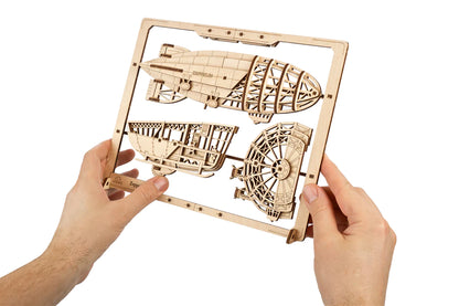 2,5D Wandbild Luftschiff / Zeppelin                           UGears