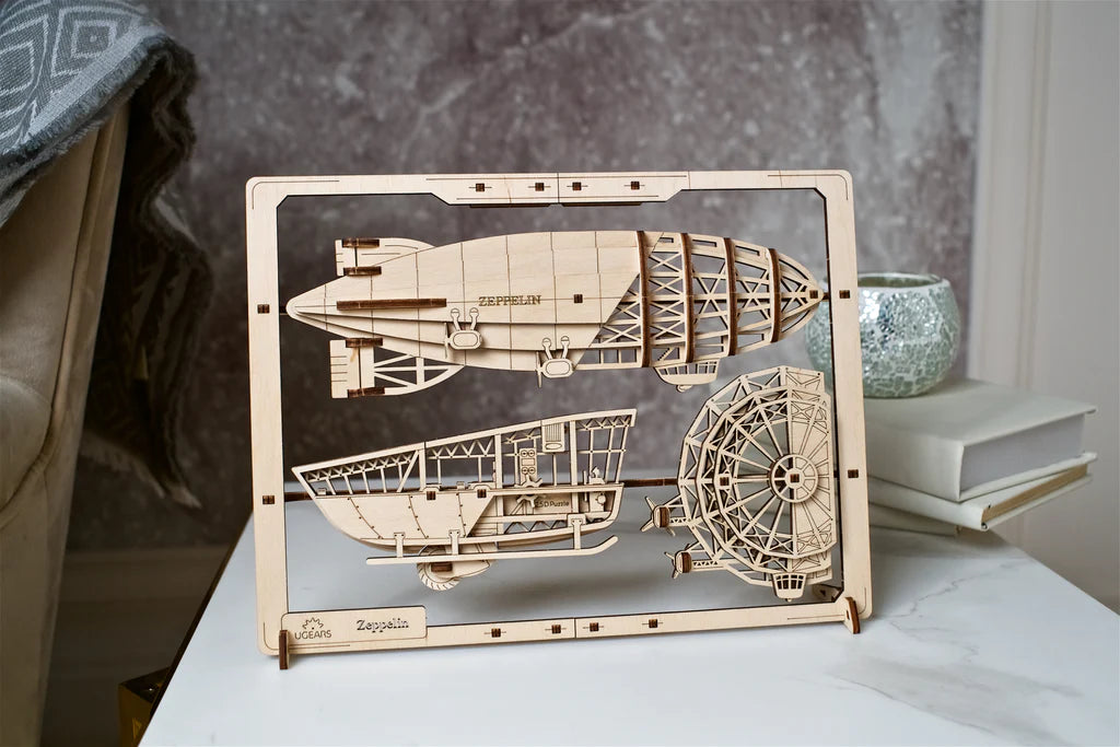 2,5D Wandbild Luftschiff / Zeppelin                           UGears