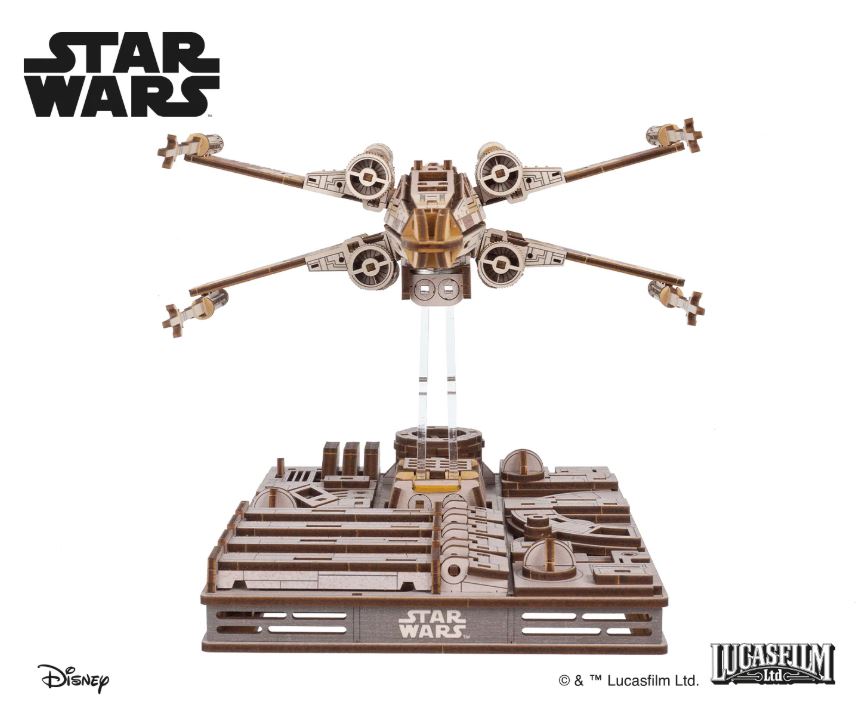 Luke Skywalkers X-Wing Starfighter, 1:55, Star Wars, Disney, UGears
