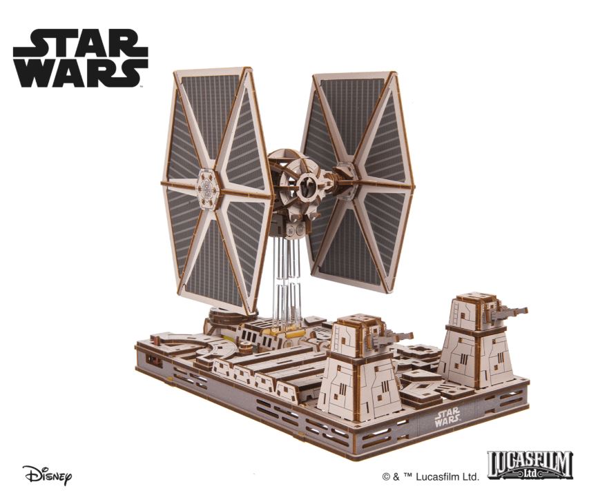 TIE Fighter, 1:55, Star Wars, Disney, UGears