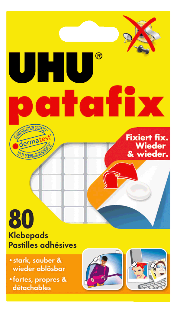 UHU-patafix weiß       80 Klebepads