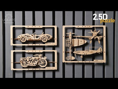 2,5D Wandbild Jagdflugzeug MK VIII                           UGears