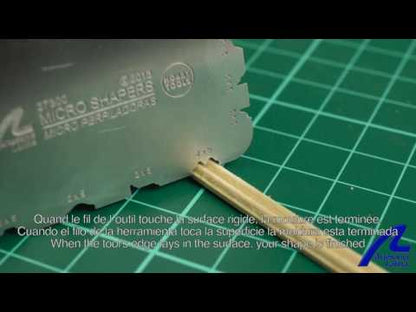 Profilziehklinge C (Micro Shapers) 3 Klingen 45 versch. Formen/1,5x4 bis 5x5 mm